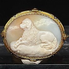 卡梅奧貝雕飾品歐洲人物風景場景名家帶簽名1764 歷史價格詳細信息