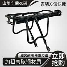 自行車后貨架鋁合金山地車后架快拆單車可載人行李架后座架裝備 歷史價格詳細信息