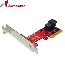 Awesome PCIe 3.0 x4轉MiniSAS HD36P U.2 NVMe轉接卡－AWD-PE-131 歷史價格詳細信息