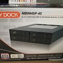 ICY DOCK 四層式2.5吋HDD/SSD 轉 5.25吋裝置空間 熱插拔 硬碟背板模組 (MB324SP-B) 歷史價格詳細信息