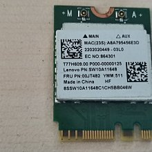聯想TianYi 310-15isk AC無線網卡 00JT482  00JT454 價格比較,價格查詢,歷史價格詳細信息