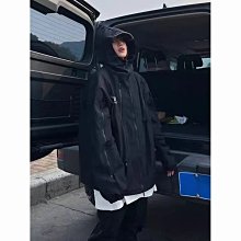 冬天外套 外套男 男女同款戶外連帽衝鋒衣2024秋裝新款洋氣中大童女孩防水夾克外套 歷史價格詳細信息