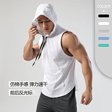 帽T運動連帽無袖T恤男籃球訓練熱身無袖寬鬆透氣跑步打底背心-潮流精選 歷史價格詳細信息