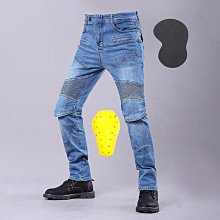 四季機車騎行護具牛仔褲防摔防護機車工裝褲06款黑色男款 歷史價格詳細信息