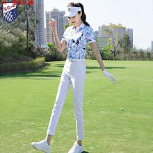 Um·優覓 高爾夫 夏季ZG-6高爾夫女裝衣服女球服裝女套裝短袖上衣白T恤防走光短裙 歷史價格詳細信息
