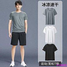 運動t恤男短袖速乾透氣背心圓領薄款寬鬆健身衣夜視反光跑步上衣~鑫星精選 歷史價格詳細信息
