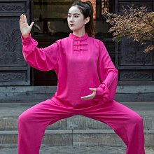新款八段錦練功服女2024夏季高端亞麻棉麻太極服太極拳武術服春秋 歷史價格詳細信息