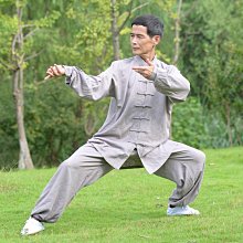 太極服男新款夏季牛奶絲短袖八段錦太極拳練功服中國風武術表演服 歷史價格詳細信息