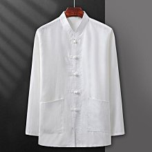 春夏季糖裝男襯ｓ棉麻長袖上ｙ爺爺亞麻中國風中老年人爸爸裝漢f 歷史價格詳細信息