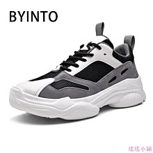 春季情侶鞋輕便厚底網面透氣休閒跑步鞋潮搭學生鞋男女運動鞋 歷史價格詳細信息