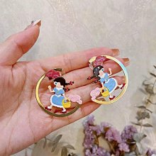 【企鵝北美代購】法國 Les Nereides小美人魚系列 迷人的美人魚 鑲鉆耳釘耳夾 歷史價格詳細信息