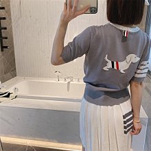 【三森奢品】ThomBrowne厚款格紋潮流外套男女款翻領休閑小香風襯衫 歷史價格詳細信息