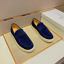 奢侈品一腳蹬懶人男鞋夏季透氣2023年新款潮鞋休閒鞋子男士樂福鞋 歷史價格詳細信息