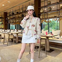 [新品]-棒球外套-品牌LOGO印花-長袖厚棉刷毛口袋外套-黑色-女版 (尺碼XS-XL) [Wawa Yu品牌服飾] 歷史價格詳細信息