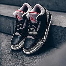 Air Jordan 3 AJ 3 黑爆裂紋 136064-010 歷史價格詳細信息