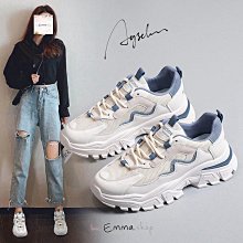 精品代購 韓國同步上新-潮流網面運動風老爹鞋/休閒鞋/厚底4公分 價格比較,價格查詢,歷史價格詳細信息