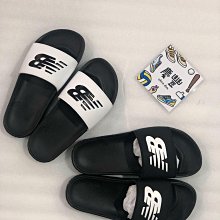 NEW BALANCE 拖鞋 黑 白LOGO 經典款 魔鬼氈 運動拖鞋 男女 SUA200K2 歷史價格詳細信息