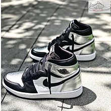 正版 Air Jordan 1 High OG Retro "Silver Toe" 黑銀 CD0461-001 歷史價格詳細信息