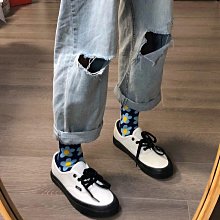 Vans Authentic 44 DX 奶油白 可愛涂鴉 滑板鞋 帆布鞋 男女鞋 歷史價格詳細信息