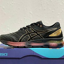 Asics 慢跑鞋 Gel-Nimbus 22 黑 金 男鞋 運動鞋  1011A779-001 亞瑟士 【ACS】 歷史價格詳細信息