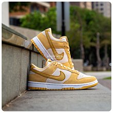 W Nike Dunk Low Gold Suede 布丁冰淇淋 黃 麂皮 DV7411-200 歷史價格詳細信息