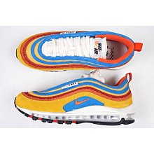 Nike Air Max 97 氣墊 藍紫粉 休閒運動慢跑鞋 男女鞋 情侶鞋 923288-500【ADIDAS x NIKE】 歷史價格詳細信息