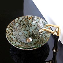 5Cgo【宅神】洗手盆臺中盆半嵌入式洗臉盆民宿衛生間洗面盆黑褐色窯變紋理臺盆家用t624780191558 歷史價格詳細信息