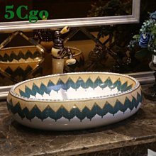 5Cgo【宅神】陶瓷臺上盆仿麻石紋藝術洗手盆陽臺衛生間創意洗臉盆家用單盆現代簡約檯盆t629700615089 歷史價格詳細信息