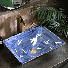 5Cgo【宅神】陶瓷臺上盆仿麻石紋藝術洗手盆陽臺衛生間創意洗臉盆家用單盆現代簡約檯盆t629700615089 歷史價格詳細信息