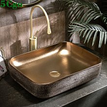 5Cgo【宅神】陶瓷臺上盆仿麻石紋藝術洗手盆陽臺衛生間創意洗臉盆家用單盆現代簡約檯盆t629700615089 歷史價格詳細信息