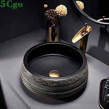 5Cgo【宅神】陶瓷臺上盆仿麻石紋藝術洗手盆陽臺衛生間創意洗臉盆家用單盆現代簡約檯盆t629700615089 歷史價格詳細信息