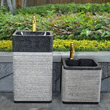 大理石材水池戶外石頭洗衣池整石庭院天然水槽陽臺室外洗手池臺盆滿減 促銷 夏季 歷史價格詳細信息