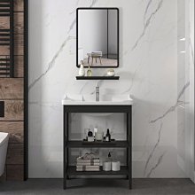 現貨太空鋁洗衣柜落地式洗洗臉盆柜組合陽臺陶瓷一體帶搓衣板洗衣池簡約 歷史價格詳細信息