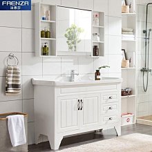 現貨法恩莎衛浴橡木浴室柜組合落地式簡約現代實木衛生間洗池洗臉盆簡約 價格比較,價格查詢,歷史價格詳細信息