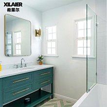 現貨-美式落地滿墻書架整墻書柜客廳辦公室展廳隔斷架收納置物架帶抽屜-簡約 歷史價格詳細信息