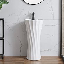 立柱式洗臉盆不鏽鋼立柱盆戶外庭院立柱洗手盆一體落地式洗手臺池 歷史價格詳細信息