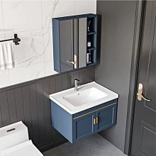 加厚太空鋁合金浴室櫃洗臉盆櫃組合衛生間洗漱臺洗手盆一體巖板盆 歷史價格詳細信息