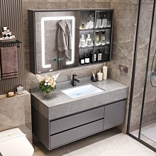 輕奢浴室柜現代簡智能鏡浴室柜北歐洗臉洗手池洗漱臺盆衛生間滿減 促銷 夏季 歷史價格詳細信息