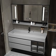 輕奢浴室柜現代簡智能鏡浴室柜北歐洗臉洗手池洗漱臺盆衛生間滿減 促銷 夏季 歷史價格詳細信息