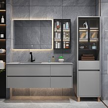 輕奢浴室柜現代簡智能鏡浴室柜北歐洗臉洗手池洗漱臺盆衛生間滿減 促銷 夏季 歷史價格詳細信息