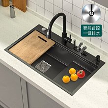 黑色納米階梯式水槽大單槽廚房304不銹鋼洗菜盆臺下盆水池家用滿減 促銷 夏季 歷史價格詳細信息