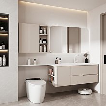 可麗耐一體盆國產複合亞克力人造石洗臉盆洗手盆方形臺盆偏盆 歷史價格詳細信息