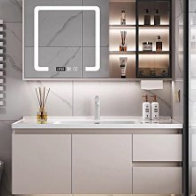 現貨陶瓷一體盆浴室柜組合現代簡約衛生間洗漱臺洗盆柜落地衛浴簡約 歷史價格詳細信息