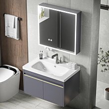 現貨太空鋁洗衣柜落地式洗洗臉盆柜組合陽臺陶瓷一體帶搓衣板洗衣池簡約 歷史價格詳細信息