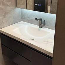 現貨巖板一體盆浴室柜組合落地式衛生間洗漱臺實木洗臉盆衛浴柜洗臺簡約 歷史價格詳細信息