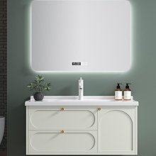 現貨陶瓷一體盆浴室柜組合現代簡約衛生間洗漱臺洗盆柜落地衛浴簡約 歷史價格詳細信息