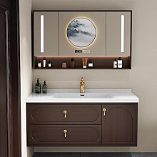 現貨陶瓷一體盆浴室柜組合現代簡約衛生間洗漱臺洗盆柜落地衛浴簡約 歷史價格詳細信息