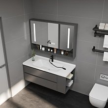 新款陶瓷一體盆不銹鋼浴室柜洗手臺衛生間洗臉池柜組合洗漱臺盆衛浴柜超夯 新品 精品 歷史價格詳細信息