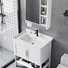 浴室櫃 洗手盆櫃浴櫃 洗漱臺浴室櫃組合 鋁合金洗臉盆櫃 家用壹體洗手盆 歷史價格詳細信息