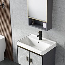 浴室櫃 洗手盆櫃浴櫃 洗漱臺浴室櫃組合 鋁合金洗臉盆櫃 家用壹體洗手盆 歷史價格詳細信息